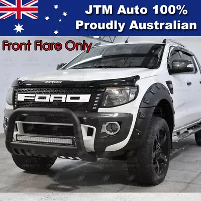 Black Fender Flare Wheel Arch Pocket Style For Ford Ranger 2012-2015 Front Only • $179.10