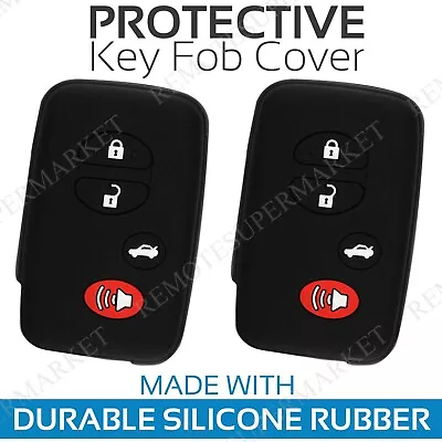 2 Key Fob Cover For 2014-2015 Subaru Forester Remote Case Rubber Skin Jacket • $9.95