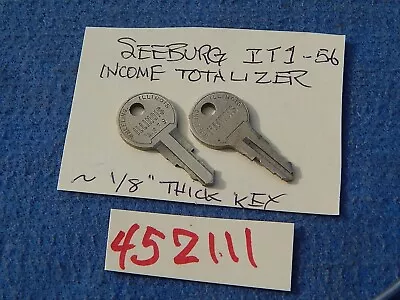 Seeburg LPC1 LPC480 Income Totalizer IT1-56: Illinois A Series Key For Cover • $15