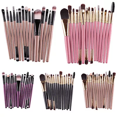 $12.81 • Buy 15PCS Eye Make-up Brushes Diamond Unicorn Eyeshadow Eyebrow Blending Brush Set 