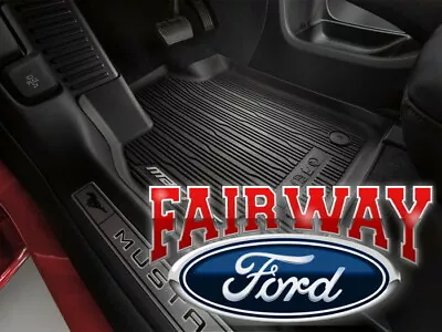 21 Thru 23 Mustang Mach-E OEM Ford Tray Style Molded Black Floor Mats 3pc-Set • $179.95