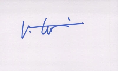$55 • Buy Val Kilmer Signed 3x5 Card Vintage