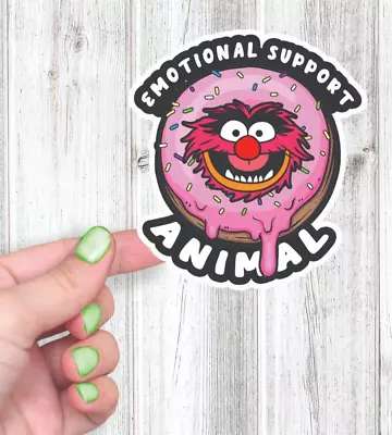 Muppets Sticker  Emotional Support Animal  Vinyl Sticker Decal • $4.10