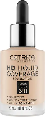 Catrice - Foundation - HD Liquid Coverage Foundation - 010 Light Beige • £14.12