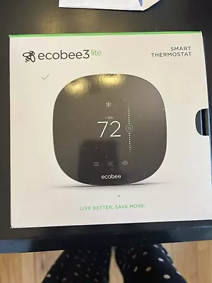 Ecobee 3 Light  Thermostat - Black - Open Box • $85