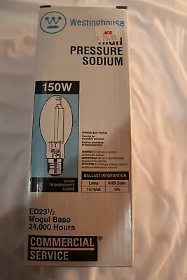 NEW Westinghouse High Pressure Sodium Lamp 150 Watt Mogul Base ED23-1/2 37443 • $15