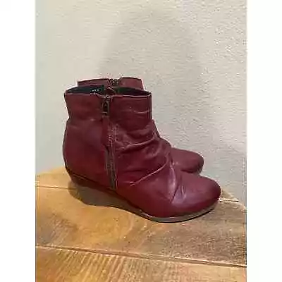 Miz Mooz Baron Wedge Ankle Booties Size 39 (9) • $45