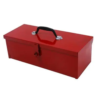 Heavy-Duty Portable Metal Tool Box - Garage For Workshop Storage Case • $29.55