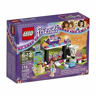 Lego Friends 41127 Friends Amusement Park Arcade Mia Minifigs NISB NEW • $56.99