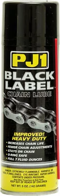 PJ1 Black Label Motorcycle Chain Lube 6oz Motocross Dirtbike ATV Street Bike • $10.18