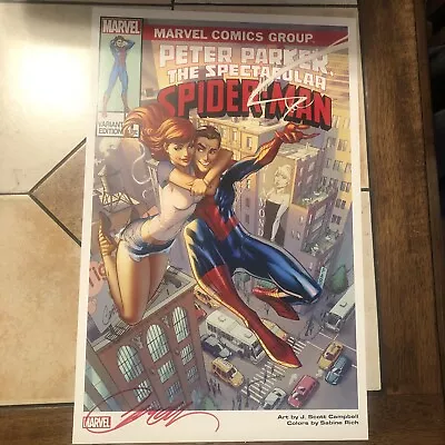 11x17 Print - J Scott Campbell SIGNED - The Spectacular Spider-Man • $32