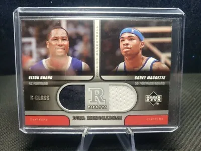 2004-05 Upper Deck R-Class R-Tifacts Dual JERSEY #BM Brand/Maggette LA Clippers • $8.34
