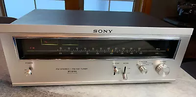 Vintage 1970s Silver-faced Sony Analog/Solid State FM/AM Tuner - Japan TESTED • $373.15