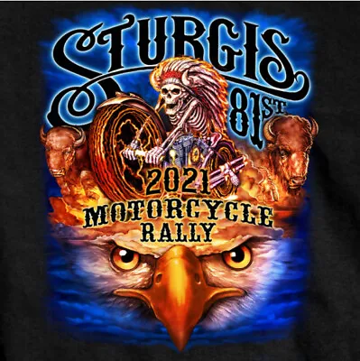 2021 Sturgis Shirt Black Hills Rally Motorcycle Rally South Dakota • $16.79