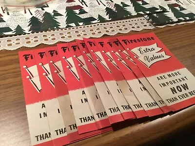 Lot Of 11 Vintage Firestone Tire Advertising Sales Brochures 1944  Collectible  • $10.75