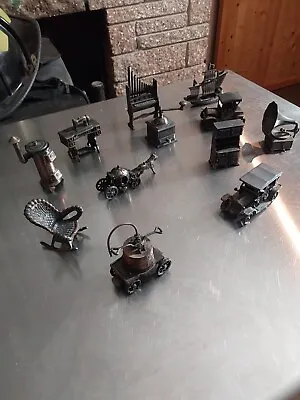 Vintage - LOT OF 12 - Die Cast Metal Pencil Sharpeners LOT #1 • $9.99