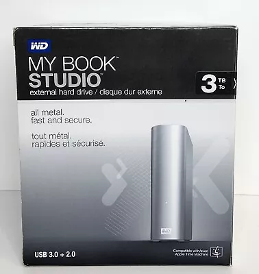 WD My Book Studio 3TB Desktop External Hard Drive WDBCPZ0030HAL-FBSN • $99.99