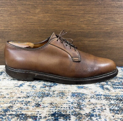 $44.99 • Buy Vintage FLORSHEIM Imperial 93603 Kenmoor Brown Blucher 5 Nail V Cleat Mens Sz 9D