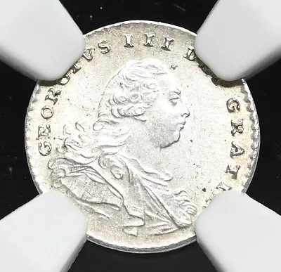 GREAT BRITAIN. George III Silver Maundy Penny 1795 NGC MS65 Gem BU • $250