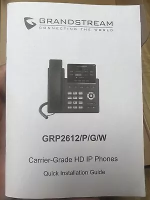 Grandstream GRP2612P 2-Line 2 SIP Office POE IP Phone FREE SHIPPING • $49.99