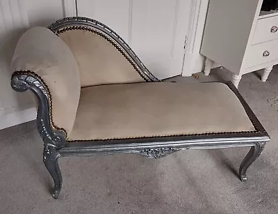 Chaise Longue Used Upcycling Project Chair To Reupholster • £10