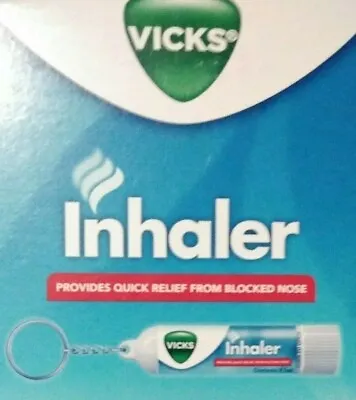 Vicks Inhaler Nasal Congestion Allergy Blocked Nose Key Chain 2 Pc • $5.69