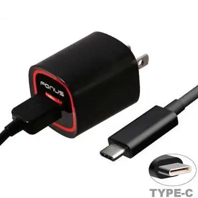 18W FAST HOME CHARGER 6FT LONG TURBO CHARGE USB TYPE-C CABLE Y0 For AT&T VERIZON • $16.52