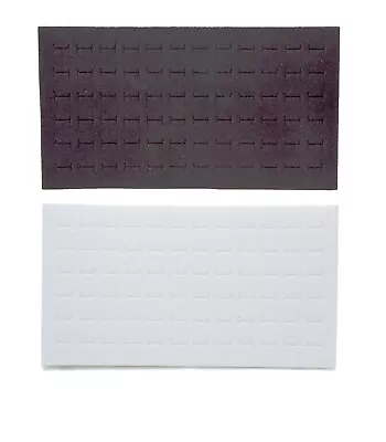 72 Slot Ring Foam Jewelry Tray Insert Display Pad Liner Black & White 2 Designs • $8