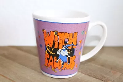 Vintage Witch And Famous Halloween Coffee Cup Mug October • $8