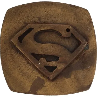 Superman Hero Super Superhero S Logo Dc TV Movie Comic Book 70s Vtg Belt Buckle • £33.68