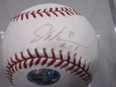 Dontrelle Willis Autographed OML Baseball ROY And 35 W/ COA • $24