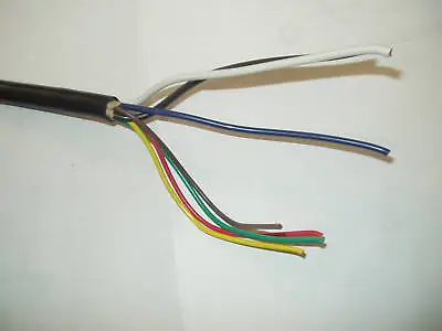 Multi Gauge 7 Seven Wire RV Camper Trailer Cable Cord Plug Conductor Cable • $2.60