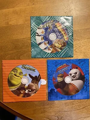 Dreamworks DVD Samplers (3) - Madagascar King Fu Panda Shrek - 2013 • $6