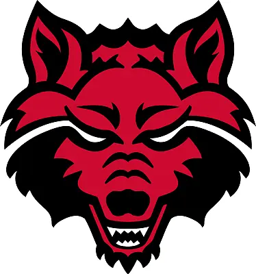 Arkansas State Red Wolves NCAA Football Vinyl Decal • $2.49