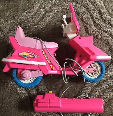 Vintage Mattel Barbie Doll Pink Motorcycle Bike Moped Scooter Toy Vehicle • $12