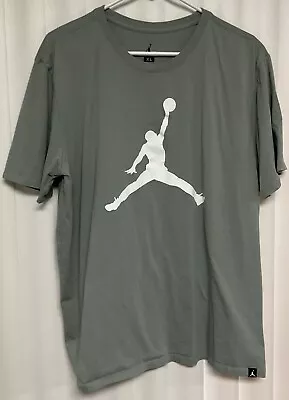 Air Jordan T Shirt Men's XL Green Short Sleeve T Shirt Jumpman Logo.    2269 • $11.99