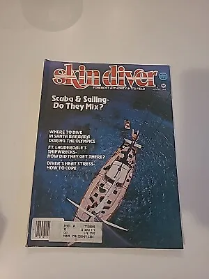 Skin Diver Magazine Scuba Diving Sailikg Vintage August 1984  • $9.49