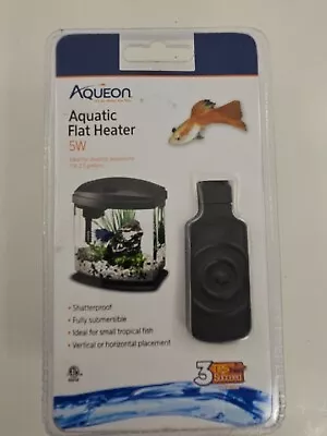 Aqueon Aquatic Flat Heater 5W For 1-2.5 Gallon Fish Tank FREE SHIP • $8.99