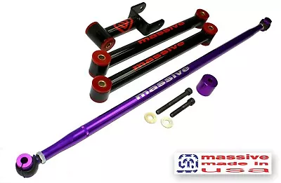 MSS Rear Kit Lower + Upper Control Arms + Adjustable Panhard 05+ Mustang S197 • $359.15