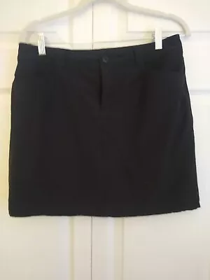 Eddie Bauer Women's Adventurer 2.0 Skort Black Size 6 Shorts Skirt • $14.75