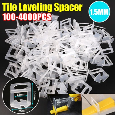 £20.99 • Buy 100-8000pcs Tile Leveling Spacer System Tool Clips Wedges Flooring Lippage Plier