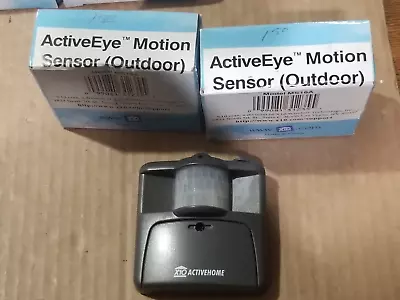 $15 • Buy Lot Of 2 -  X-10 Active Home Active Eye Motion Sensor Indoor Outdoor MS16A NEW!