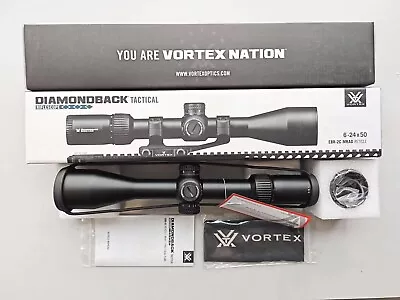 Vortex Diamondback Rifle Scope 30mm Tube 6-24x 50mm MRAD FFP Reticle #DBK-10029 • $249.99