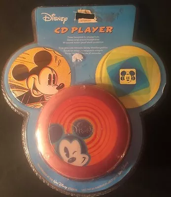 Walt Disney Studios Mickey Mouse Personal CD Player 2004 DCD6005-C Faceplates • $69.99