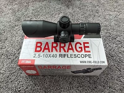 Firefield Barrage 2.5-10x40mm Rifle Scope • $40