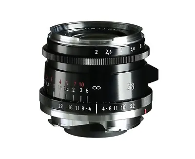 Voigtlander 28mm F2 VM Ultron Vintage Line ASPH Type II Lens Black • $876.90