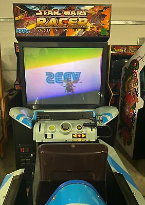 STAR WARS POD RACER DELUXE ARCADE MACHINE By SEGA (Excellent Condition) • $6989