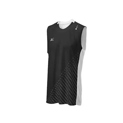 Mizuno DryLite Men's National VI Sleeveless Sports Jersey Black White Xtra Small • $13.99