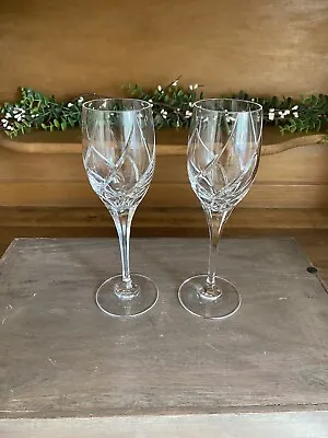 Set Of 2 Discontinued Mikasa Olympus Wine Glasses 8 1/4  ~ Excellent~!! • $35.99