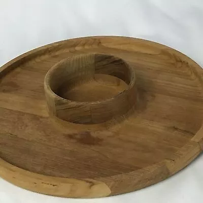 Vintage DANSK IHQ Round Board Cheese Serving Tray Chip Mid Century • £27.24